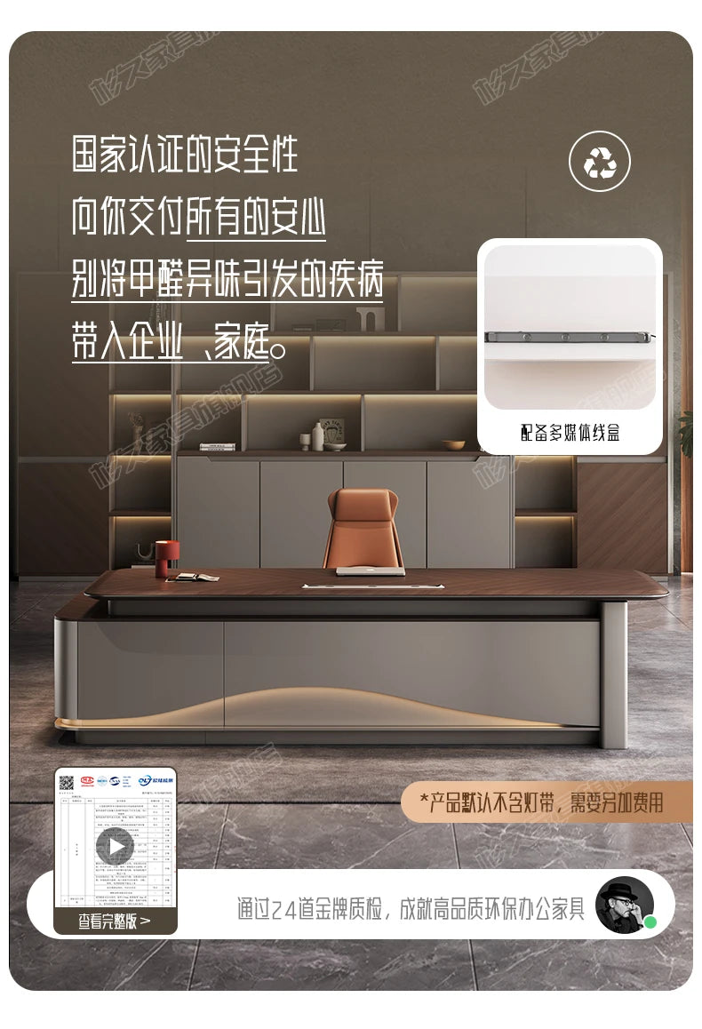 L Shape Storage Executive Desk Designer Computer Bureaux Table Computer Desks Workstation Modern Mesa Escriotorio Home Office