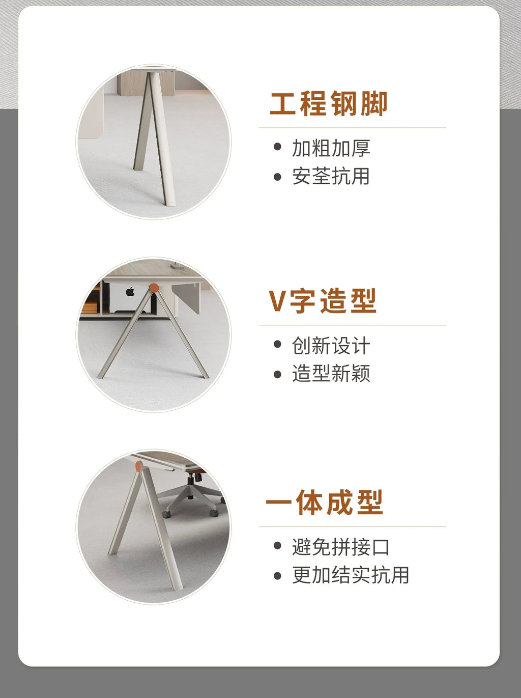 Large Wood Aesthetic Office Desk Designer Modern Drawers Standing Computer Desk Executive Wooden Mesa Escrivaninha Furniture
