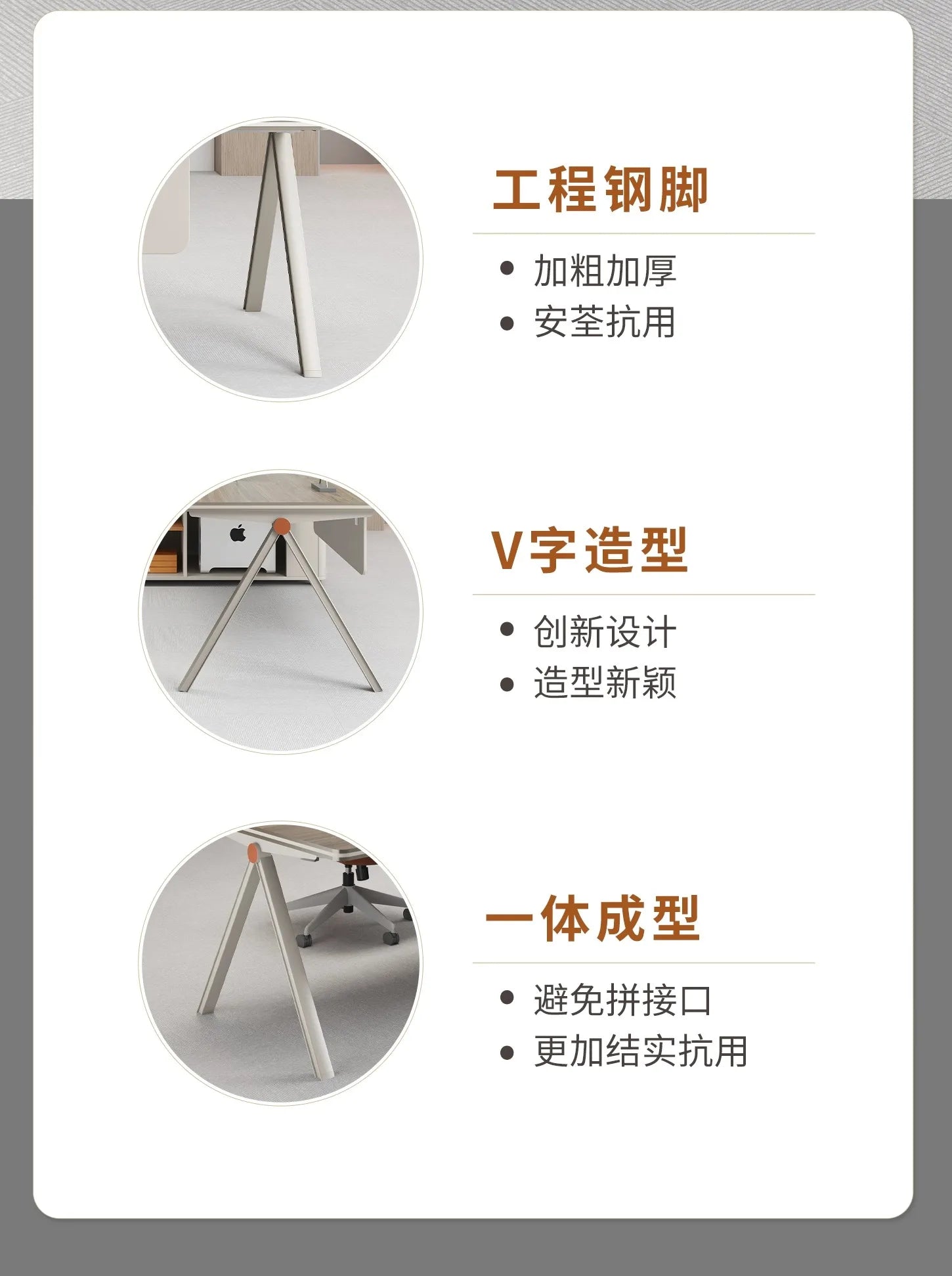 Large Wood Aesthetic Office Desk Designer Modern Drawers Standing Computer Desk Executive Wooden Mesa Escrivaninha Furniture