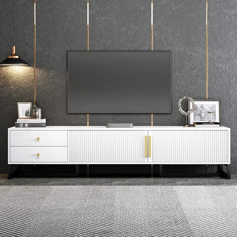 80'' Storage Tv Stand Premium Simple Console Minimalist Tv Cabinet Simple Stylish Mobili Per La Casa Living Room Furniture