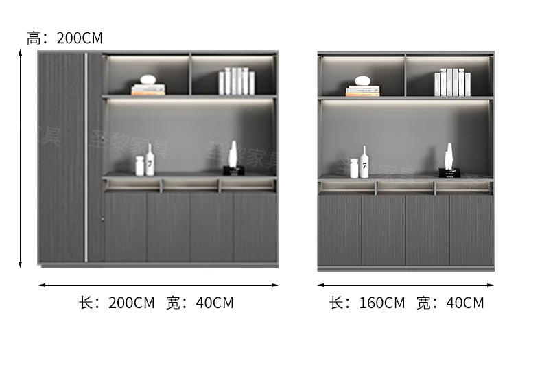 L Shape Storage Executive Desk Designer Computer Bureaux Table Computer Desks Workstation Modern Mesa Escriotorio Home Office