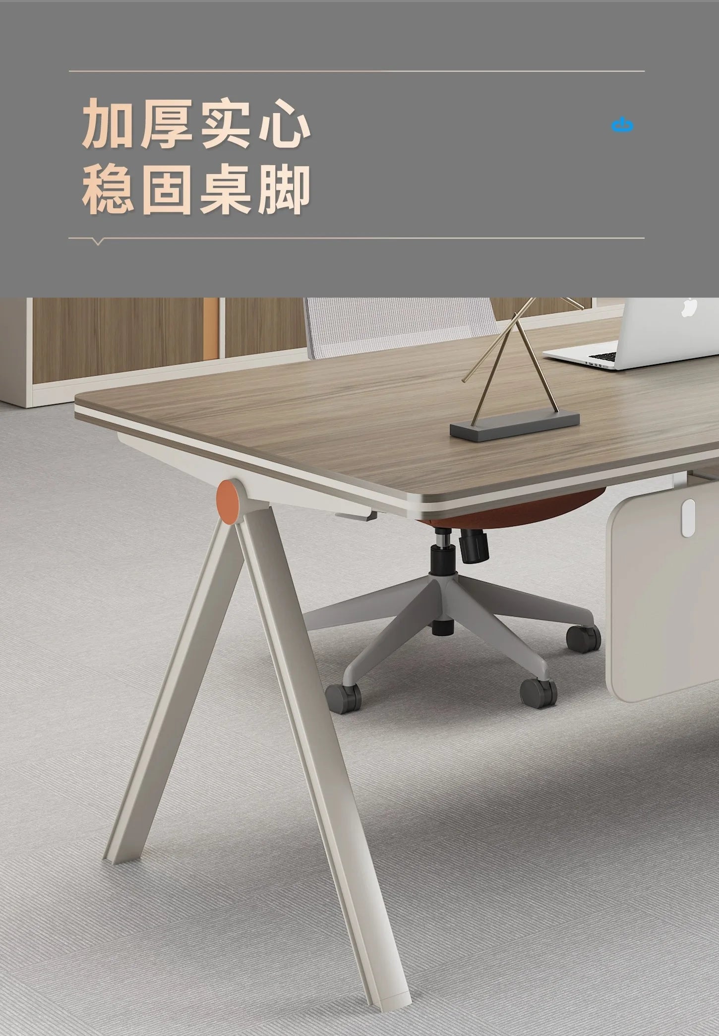 Large Wood Aesthetic Office Desk Designer Modern Drawers Standing Computer Desk Executive Wooden Mesa Escrivaninha Furniture