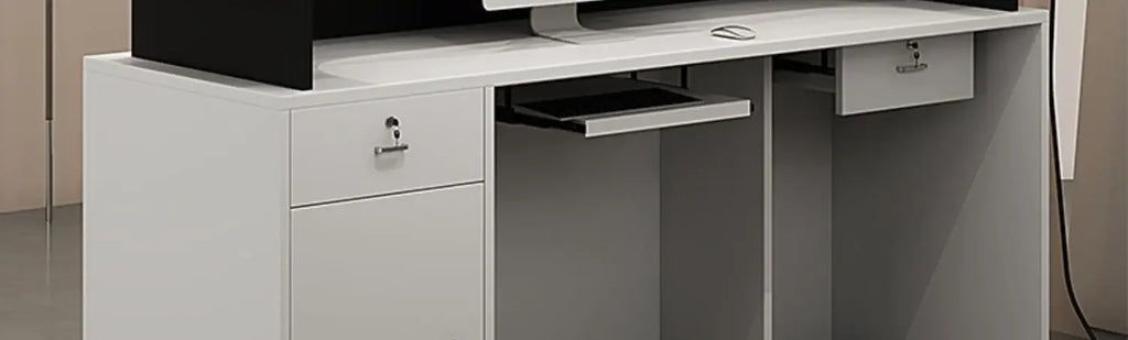 Decoration Luxury Reception Desks Display Counter Salon Reception Desks DesignModern Mostrador Negocio Commercial Furniture