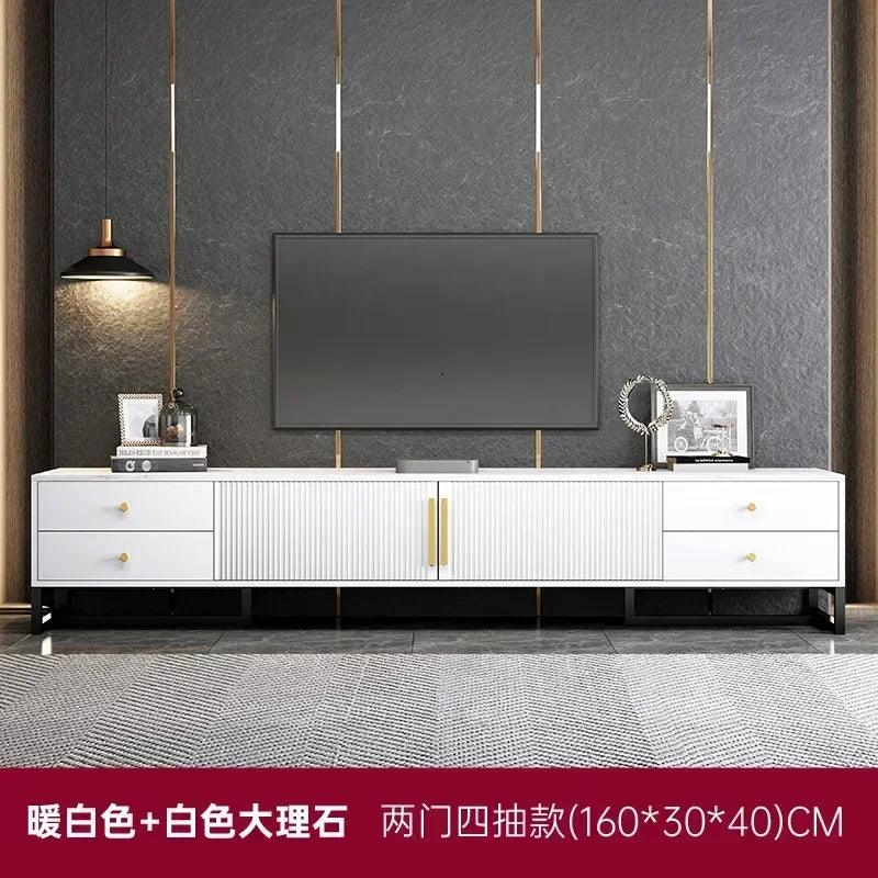 80'' Storage Tv Stand Premium Simple Console Minimalist Tv Cabinet Simple Stylish Mobili Per La Casa Living Room Furniture