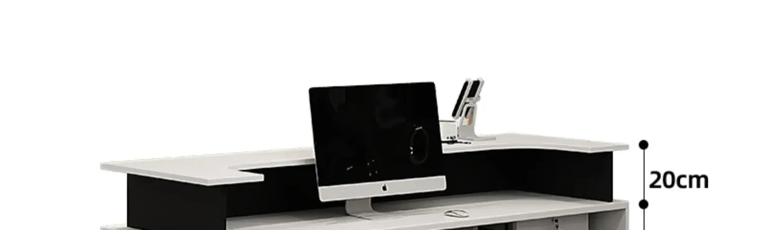Decoration Luxury Reception Desks Display Counter Salon Reception Desks DesignModern Mostrador Negocio Commercial Furniture