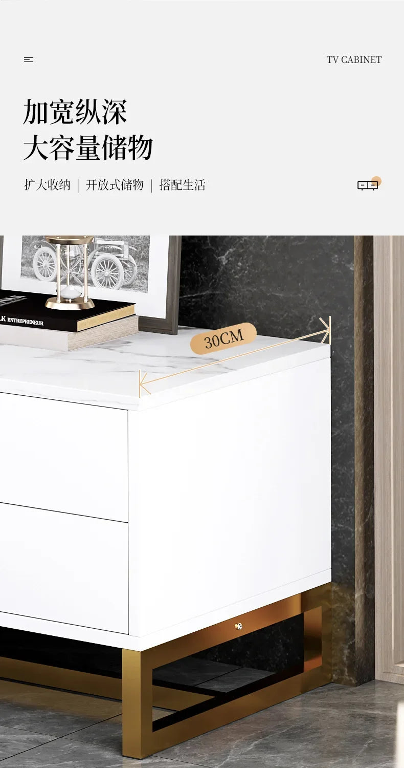 80'' Storage Tv Stand Premium Simple Console Minimalist Tv Cabinet Simple Stylish Mobili Per La Casa Living Room Furniture