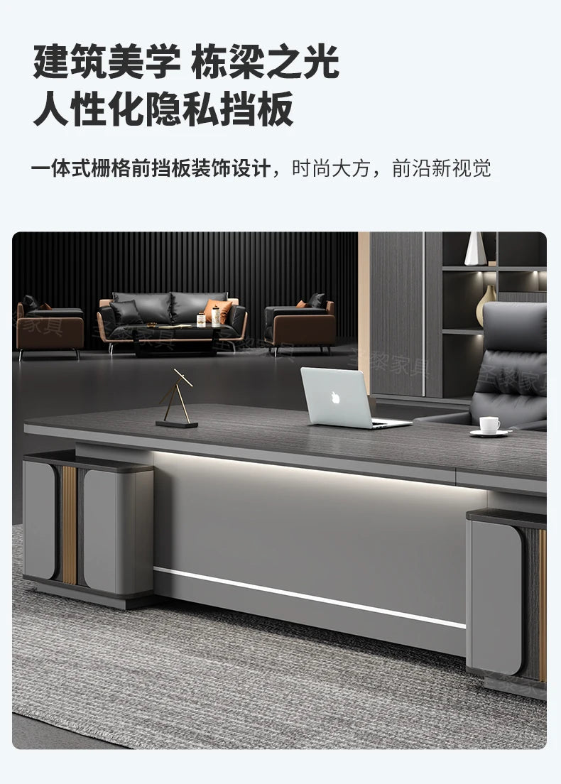 L Shape Storage Executive Desk Designer Computer Bureaux Table Computer Desks Workstation Modern Mesa Escriotorio Home Office