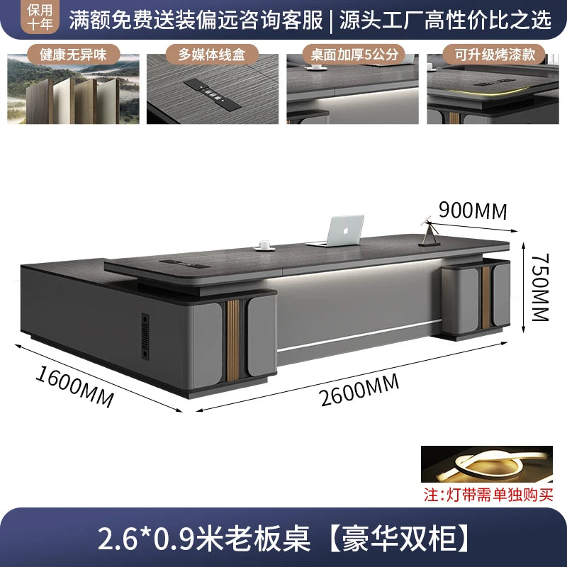 L Shape Storage Executive Desk Designer Computer Bureaux Table Computer Desks Workstation Modern Mesa Escriotorio Home Office