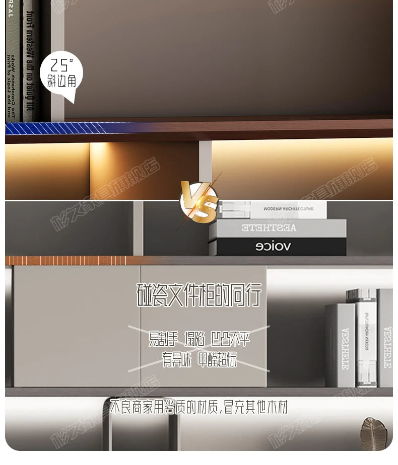 L Shape Storage Executive Desk Designer Computer Bureaux Table Computer Desks Workstation Modern Mesa Escriotorio Home Office