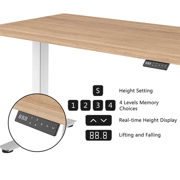 Furniture Home Standing Desks Ergonomic Design Healthy Computer Tables Electric Height Adjustable Desk