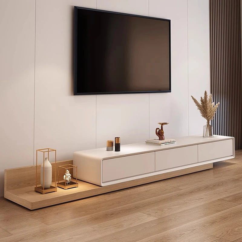 Drawers Storage TV Stand Nordic Trendy Modern Retractable Tv Tables Simple Design Mueble De Sala Modernos Home Furniture