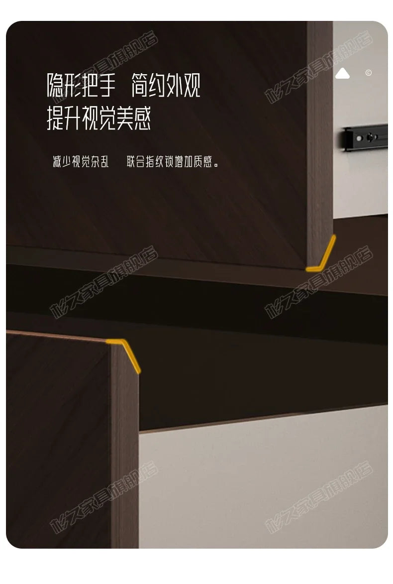 L Shape Storage Executive Desk Designer Computer Bureaux Table Computer Desks Workstation Modern Mesa Escriotorio Home Office