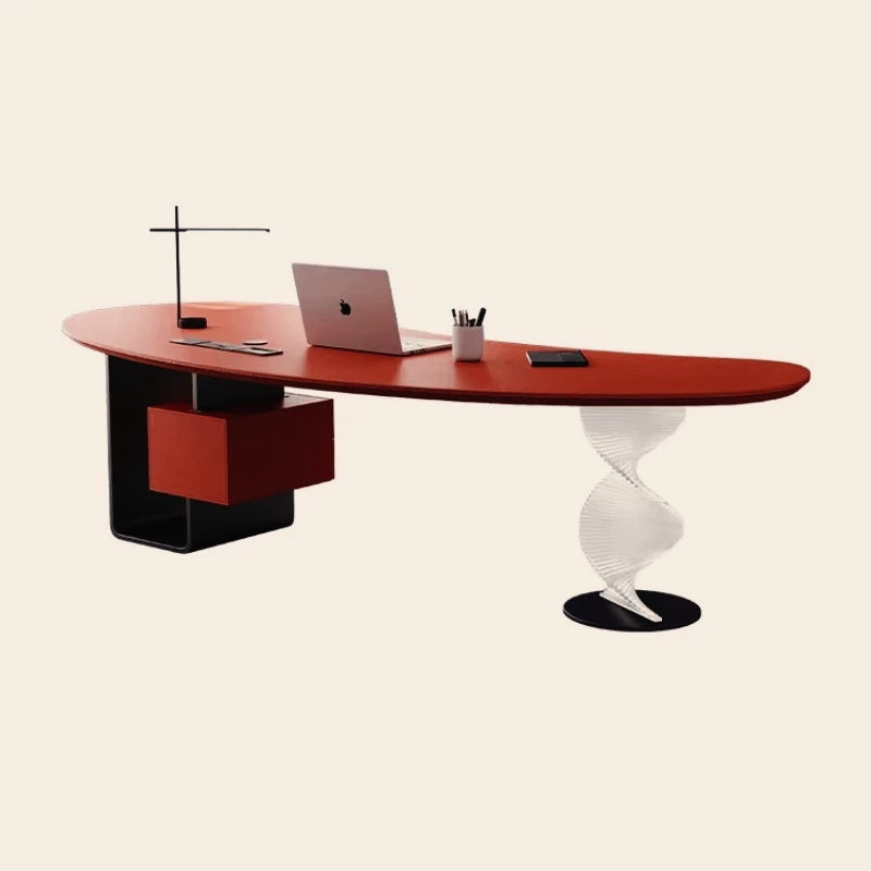Aesthetic Standing Office Desk Acrylic Design Display Crafts Office Desk Executive Conference Mesas Escritorio Salon Furniture