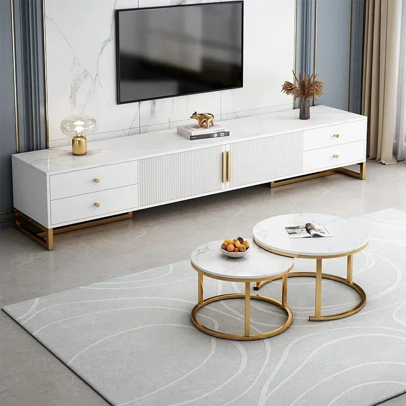 80'' Storage Tv Stand Premium Simple Console Minimalist Tv Cabinet Simple Stylish Mobili Per La Casa Living Room Furniture