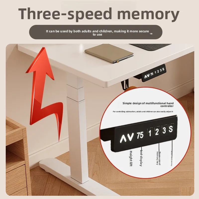Custom Lift Height Adjustable Stand Electric Sit Stand Desk Frame Automatic Best Dual Motor Standing Desk Electric Heavy Duty