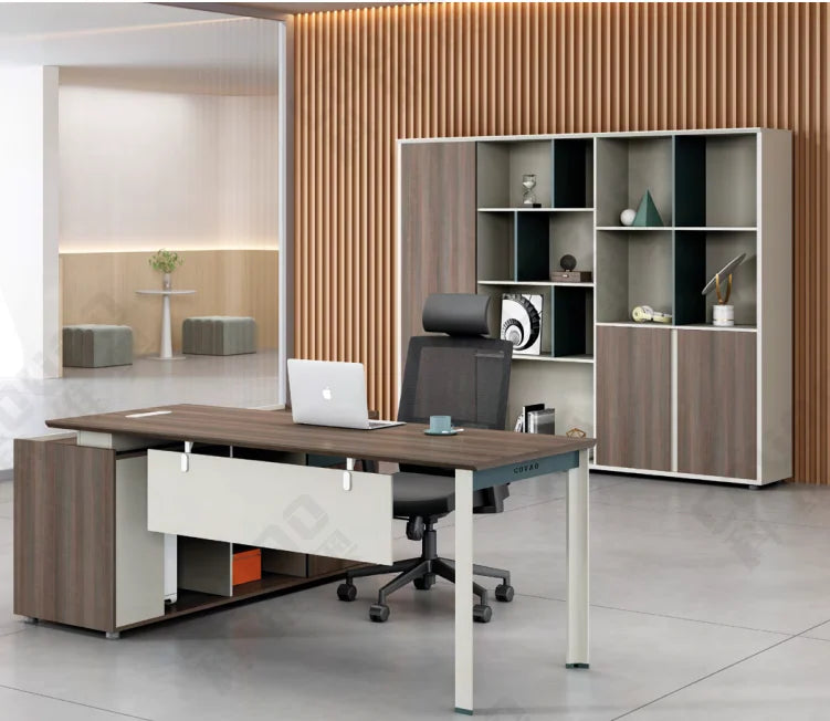 Modern Designs Latest Office Desk Workstation Table Ceo boss High Tech Executive Mdf Wooden Manager Desk