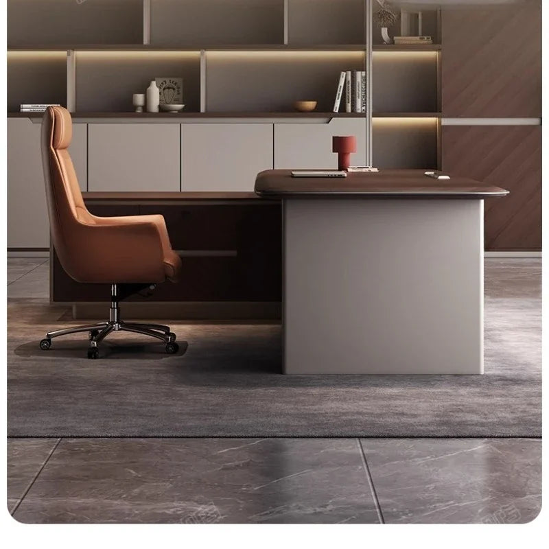 L Shape Storage Executive Desk Designer Computer Bureaux Table Computer Desks Workstation Modern Mesa Escriotorio Home Office