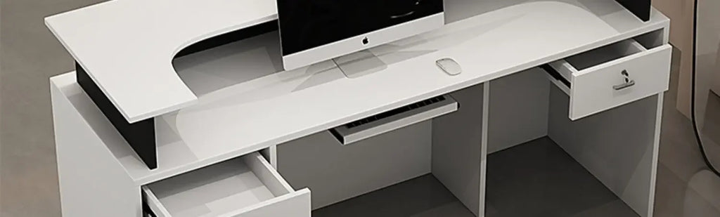 Decoration Luxury Reception Desks Display Counter Salon Reception Desks DesignModern Mostrador Negocio Commercial Furniture