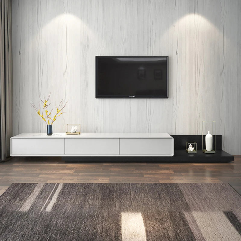 Drawers Storage TV Stand Nordic Trendy Modern Retractable Tv Tables Simple Design Mueble De Sala Modernos Home Furniture
