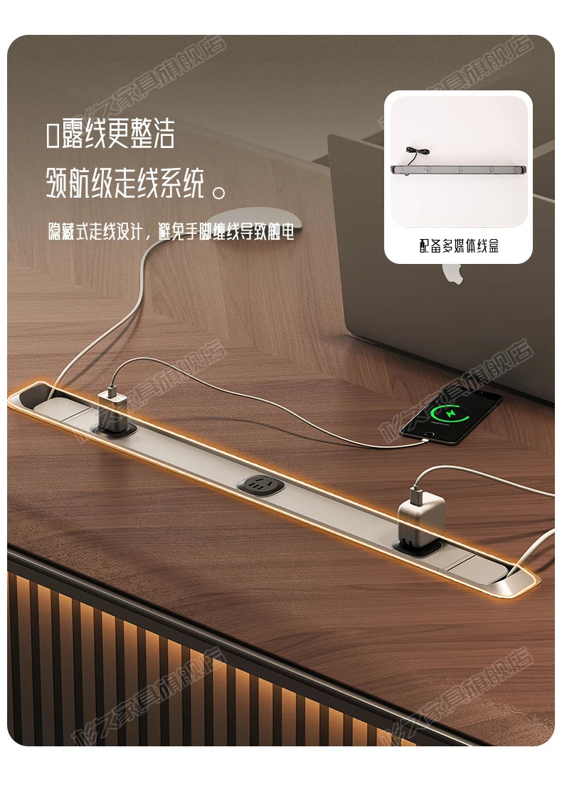L Shape Storage Executive Desk Designer Computer Bureaux Table Computer Desks Workstation Modern Mesa Escriotorio Home Office