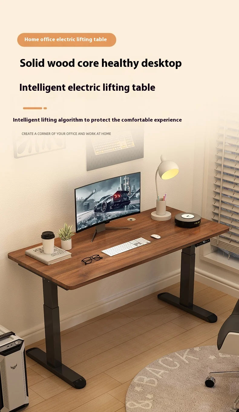 Custom Lift Height Adjustable Stand Electric Sit Stand Desk Frame Automatic Best Dual Motor Standing Desk Electric Heavy Duty