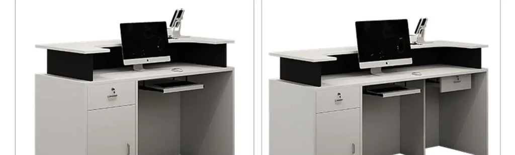 Decoration Luxury Reception Desks Display Counter Salon Reception Desks DesignModern Mostrador Negocio Commercial Furniture