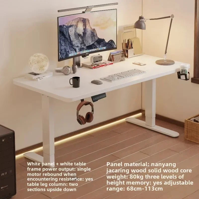 Custom Lift Height Adjustable Stand Electric Sit Stand Desk Frame Automatic Best Dual Motor Standing Desk Electric Heavy Duty