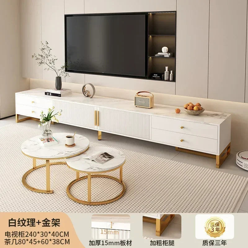 80'' Storage Tv Stand Premium Simple Console Minimalist Tv Cabinet Simple Stylish Mobili Per La Casa Living Room Furniture