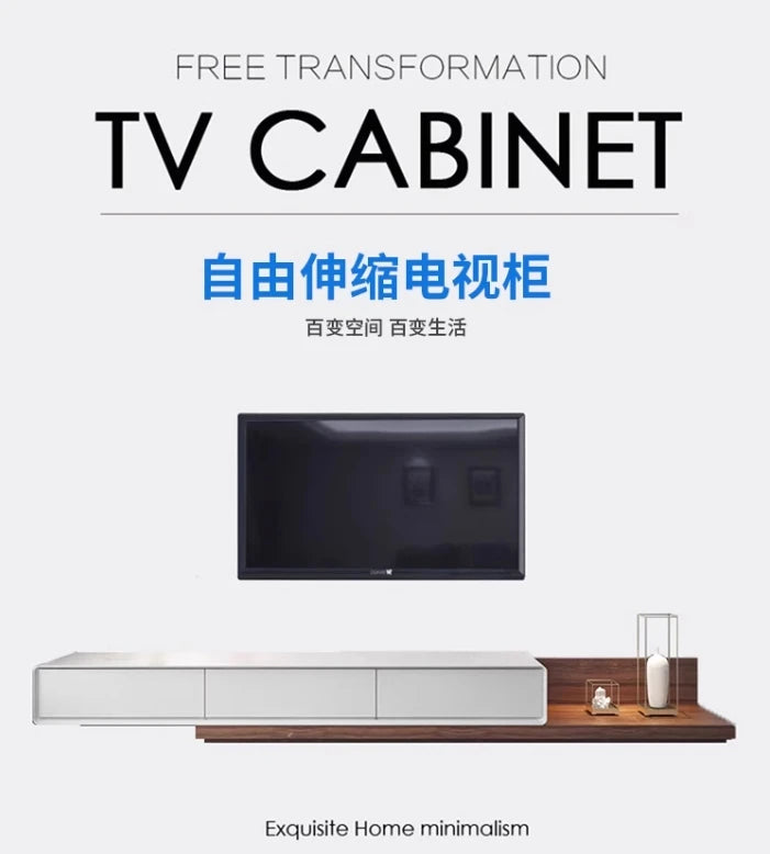 Drawers Storage TV Stand Nordic Trendy Modern Retractable Tv Tables Simple Design Mueble De Sala Modernos Home Furniture