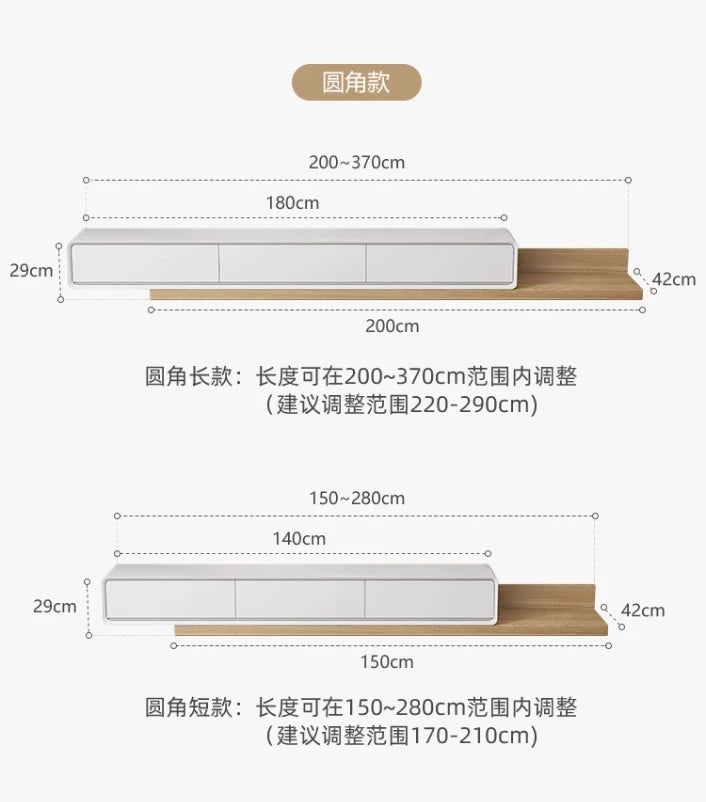 Drawers Storage TV Stand Nordic Trendy Modern Retractable Tv Tables Simple Design Mueble De Sala Modernos Home Furniture