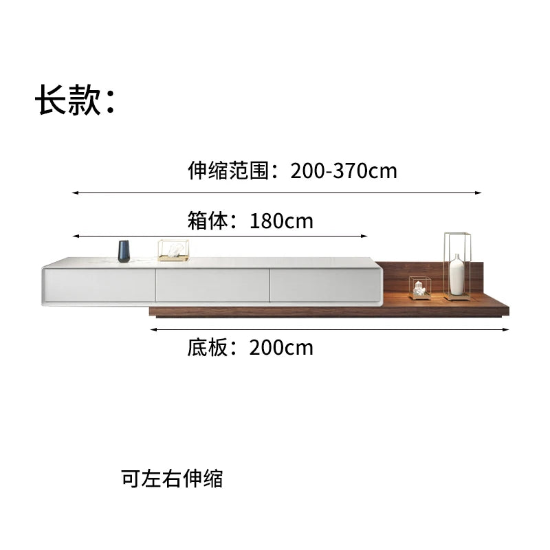 Drawers Storage TV Stand Nordic Trendy Modern Retractable Tv Tables Simple Design Mueble De Sala Modernos Home Furniture