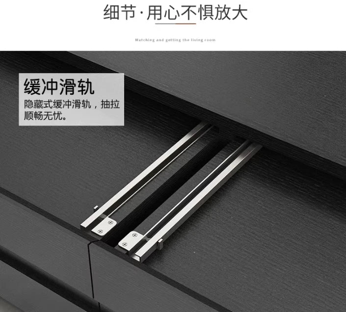 Drawers Storage TV Stand Nordic Trendy Modern Retractable Tv Tables Simple Design Mueble De Sala Modernos Home Furniture