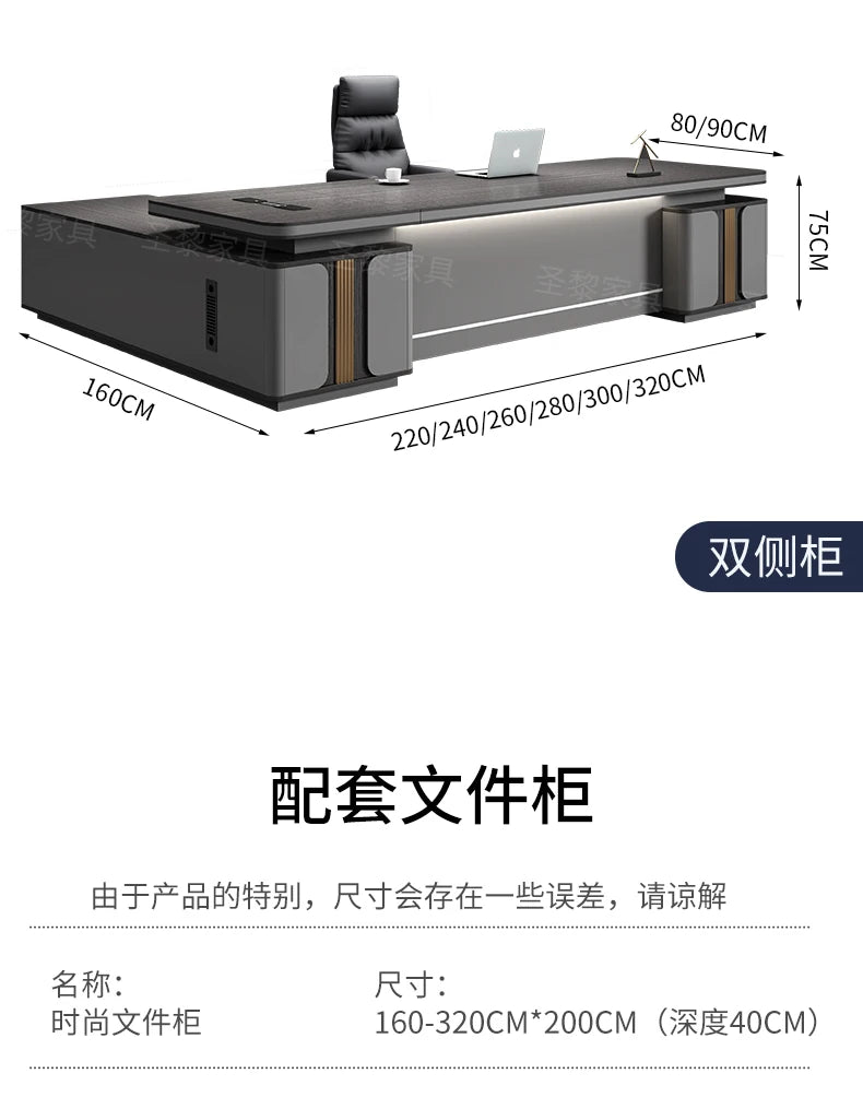 L Shape Storage Executive Desk Designer Computer Bureaux Table Computer Desks Workstation Modern Mesa Escriotorio Home Office