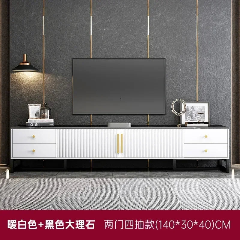 80'' Storage Tv Stand Premium Simple Console Minimalist Tv Cabinet Simple Stylish Mobili Per La Casa Living Room Furniture
